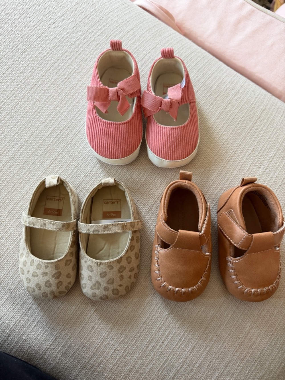 OshKosh B'gosh Pink Bow Baby Mary Janes